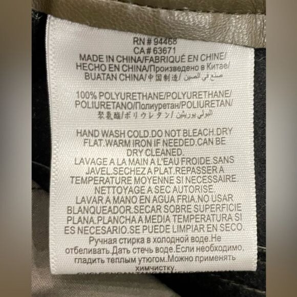 BCBGeneration Womens Straight-Cut Faux-Leather Pants Olive Size M Stylish & Vers - Picture 11 of 13